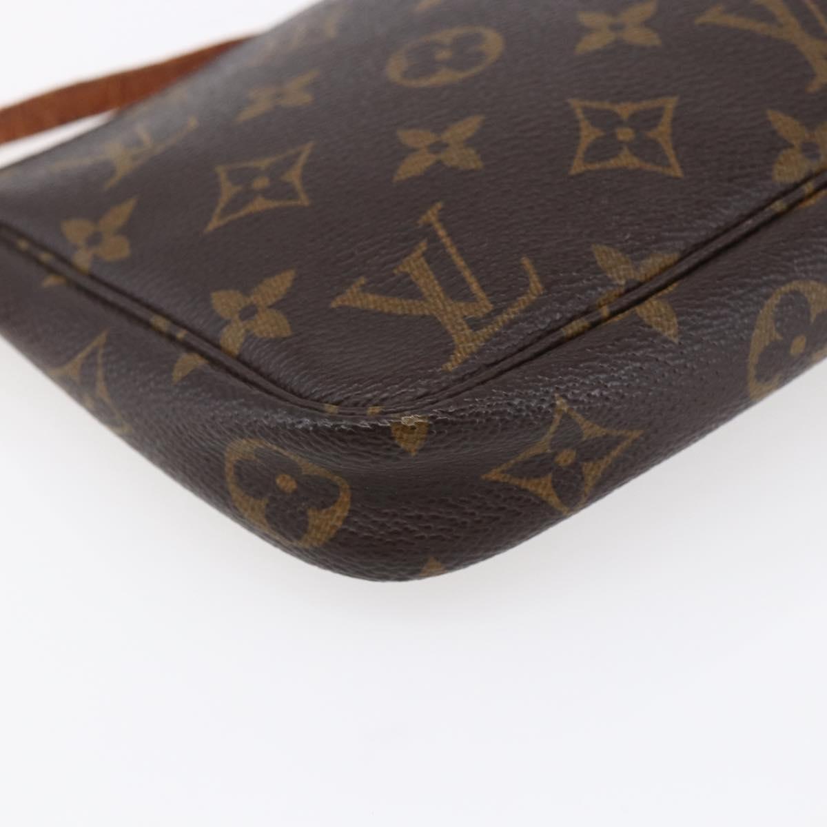 LOUIS VUITTON Monogram Pochette Accessoires Pouch M51980 LV Auth 154873