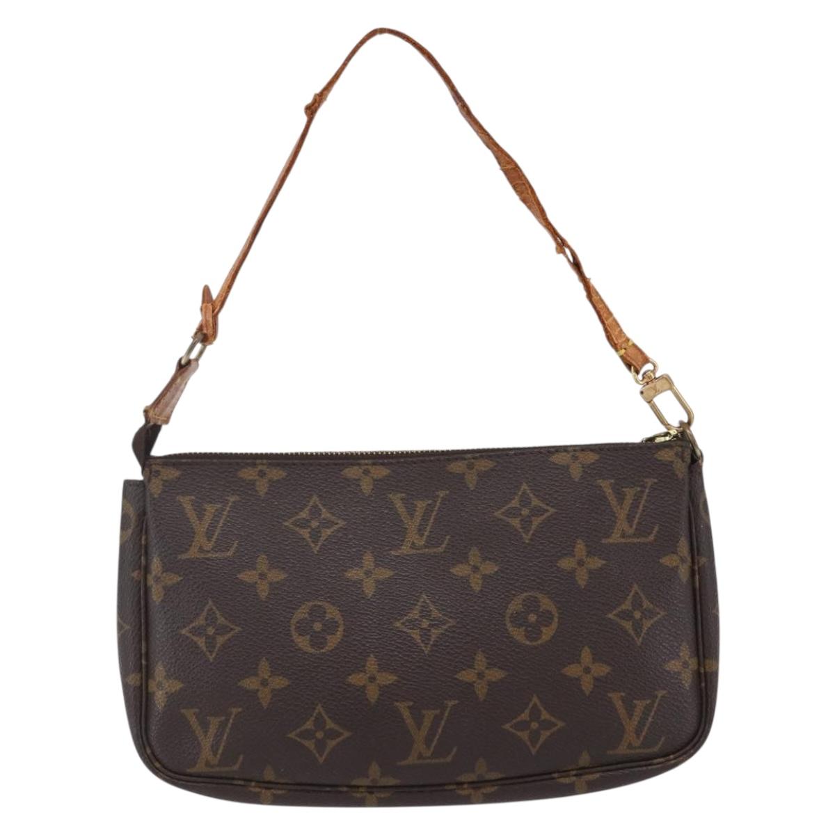 LOUIS VUITTON Monogram Pochette Accessoires Pouch M51980 LV Auth 154873