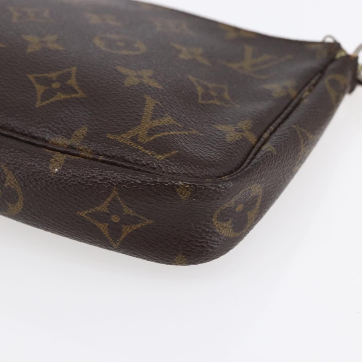 LOUIS VUITTON Monogram Pochette Accessoires Pouch M51980 LV Auth 154874