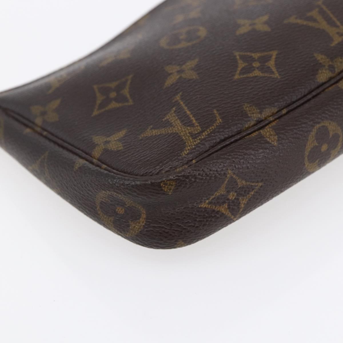 LOUIS VUITTON Monogram Pochette Accessoires Pouch M51980 LV Auth 154874