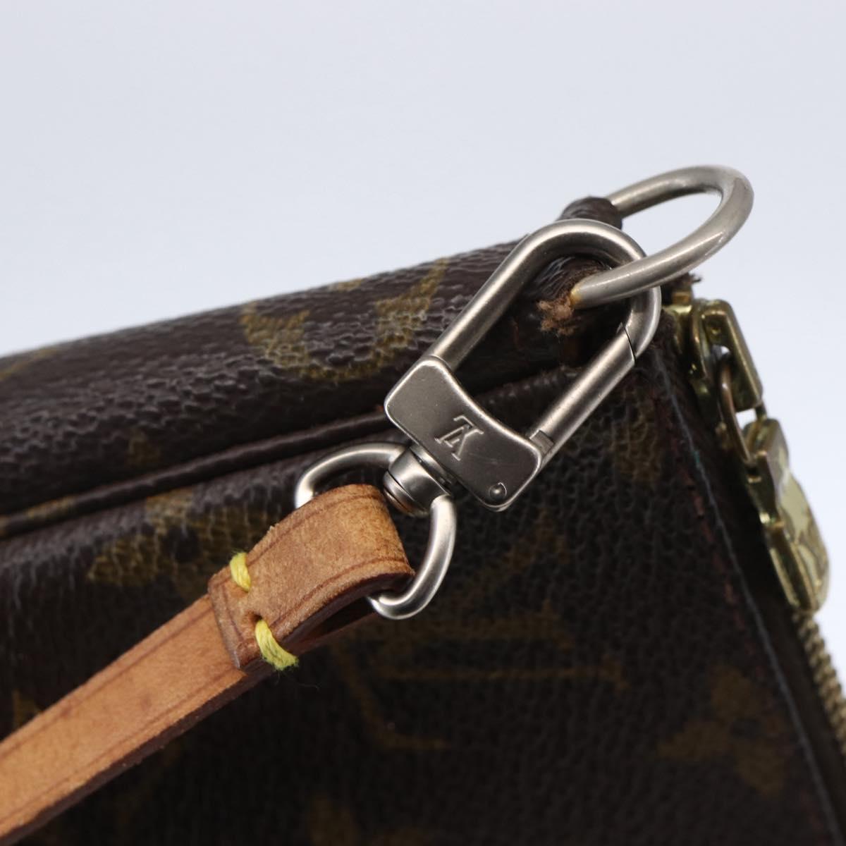 LOUIS VUITTON Monogram Pochette Accessoires Pouch M51980 LV Auth 154874