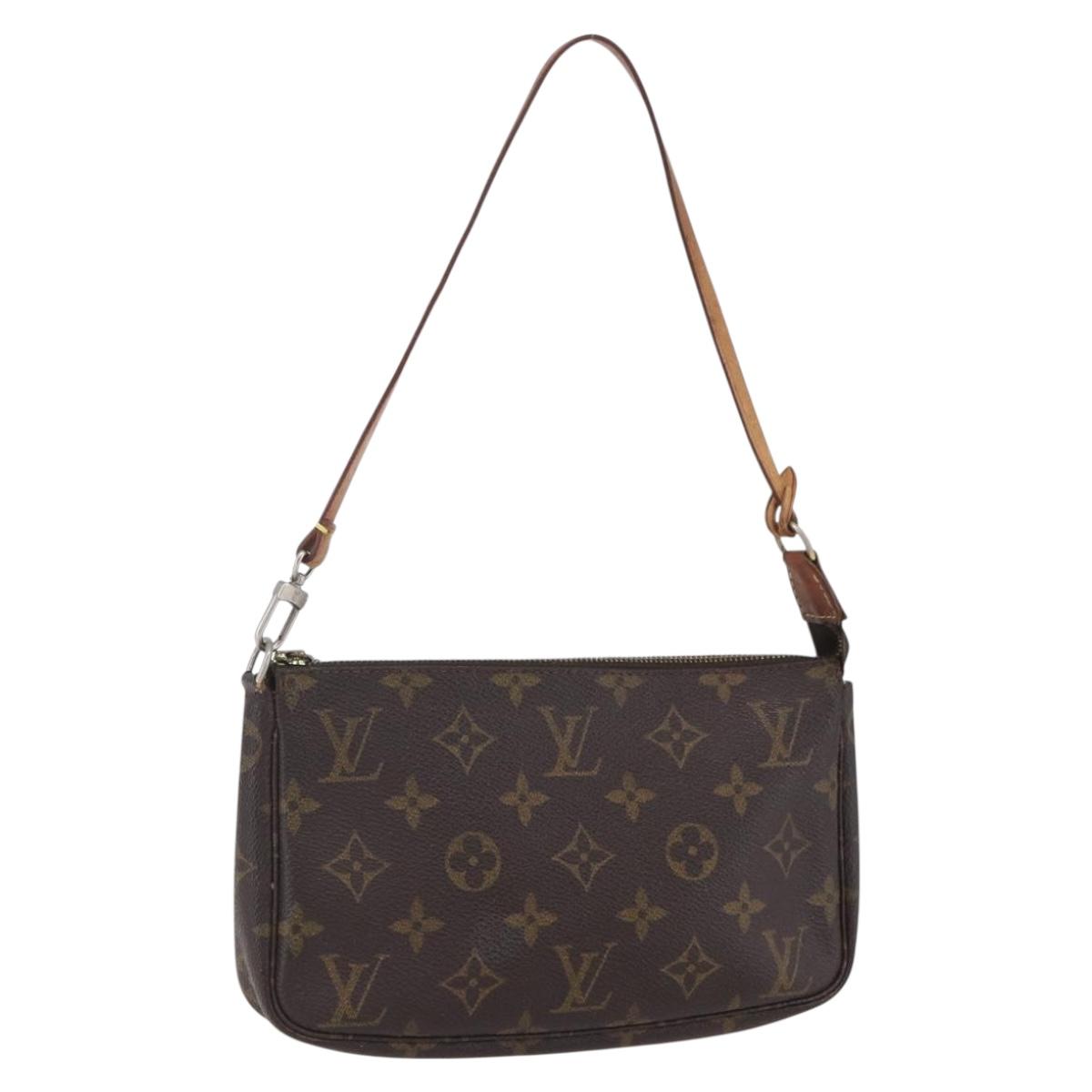 LOUIS VUITTON Monogram Pochette Accessoires Pouch M51980 LV Auth 154874