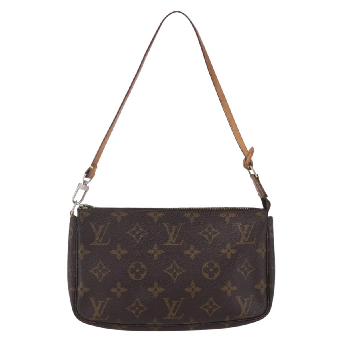 LOUIS VUITTON Monogram Pochette Accessoires Pouch M51980 LV Auth 154874