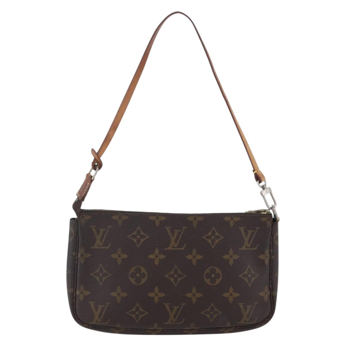 LOUIS VUITTON Monogram Pochette Accessoires Pouch M51980 LV Auth 154874