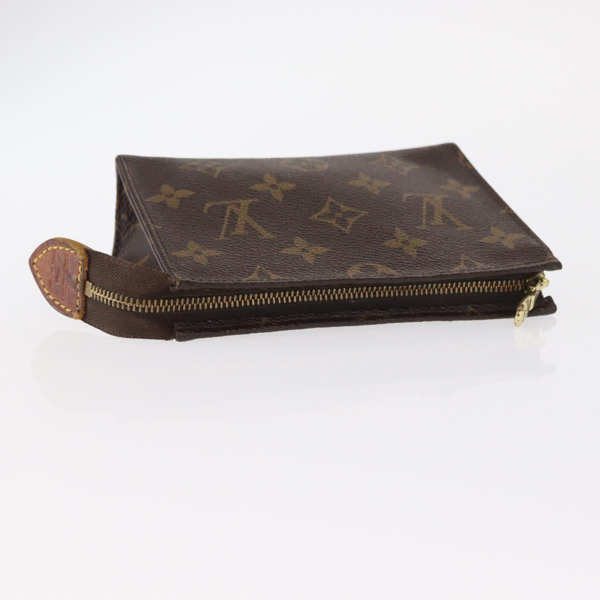 LOUIS VUITTON Monogram Poche Toilette 15 Pouch M47546 LV Auth 154878