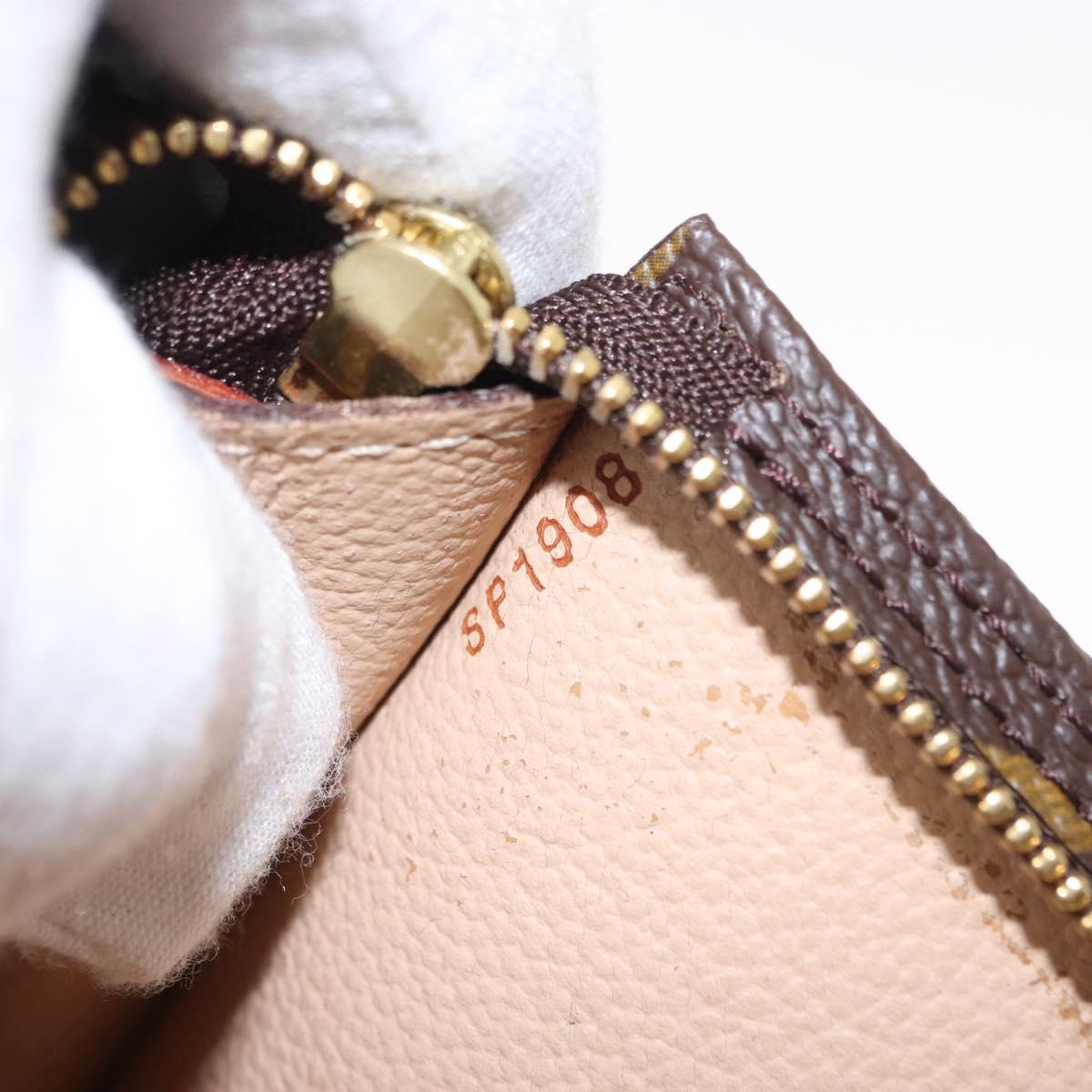 LOUIS VUITTON Monogram Bucket GM Accessory Pouch LV Auth 154879