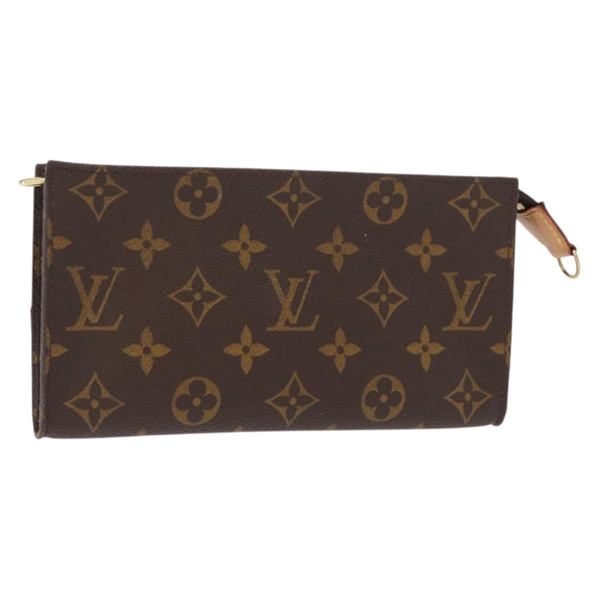 LOUIS VUITTON Monogram Bucket GM Accessory Pouch LV Auth 154879