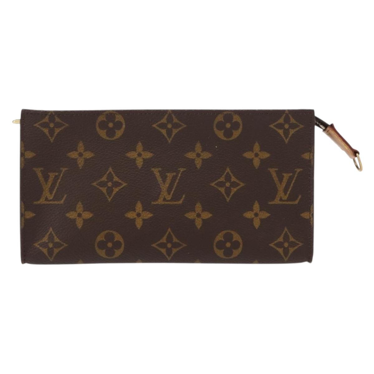 LOUIS VUITTON Monogram Bucket GM Accessory Pouch LV Auth 154879