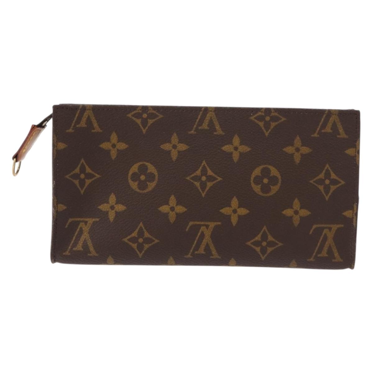 LOUIS VUITTON Monogram Bucket GM Accessory Pouch LV Auth 154879
