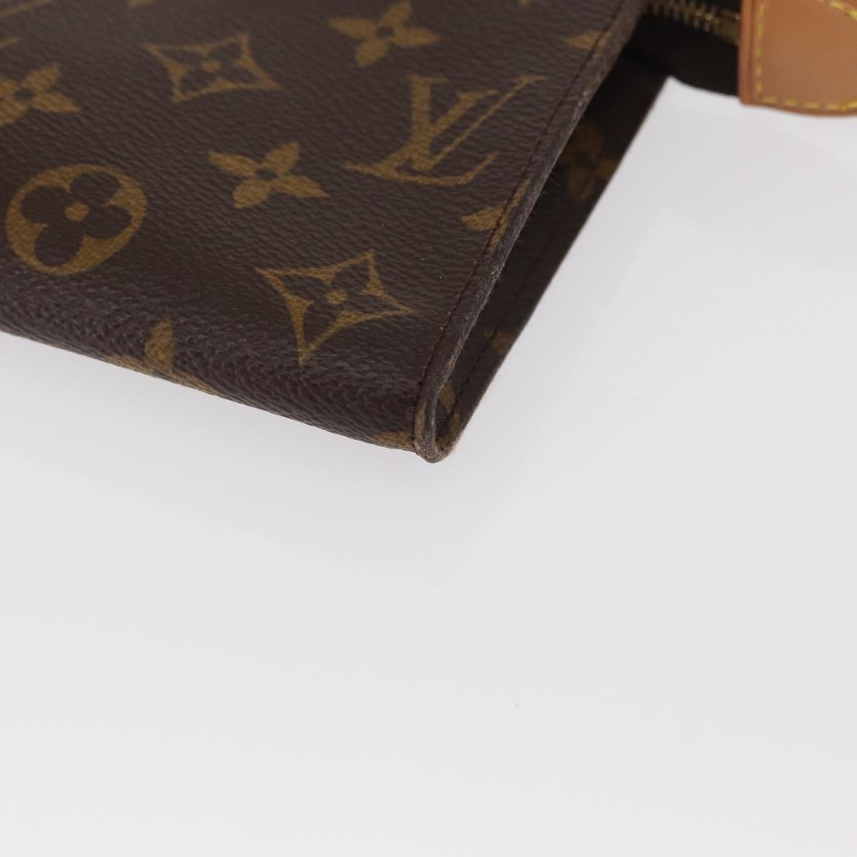 LOUIS VUITTON Monogram Bucket GM Accessory Pouch LV Auth 154879
