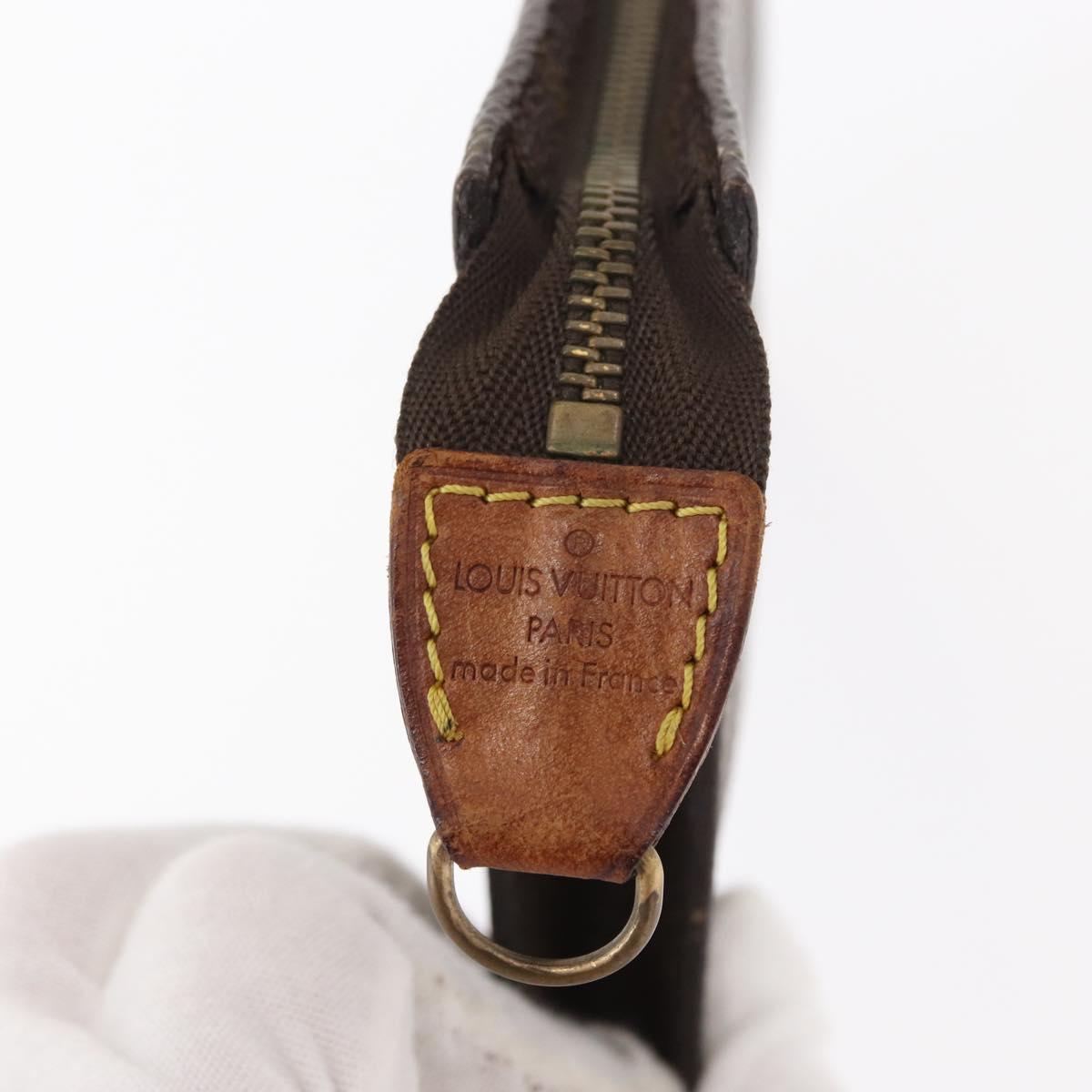 LOUIS VUITTON Monogram Bucket PM Accessory Pouch LV Auth 154880