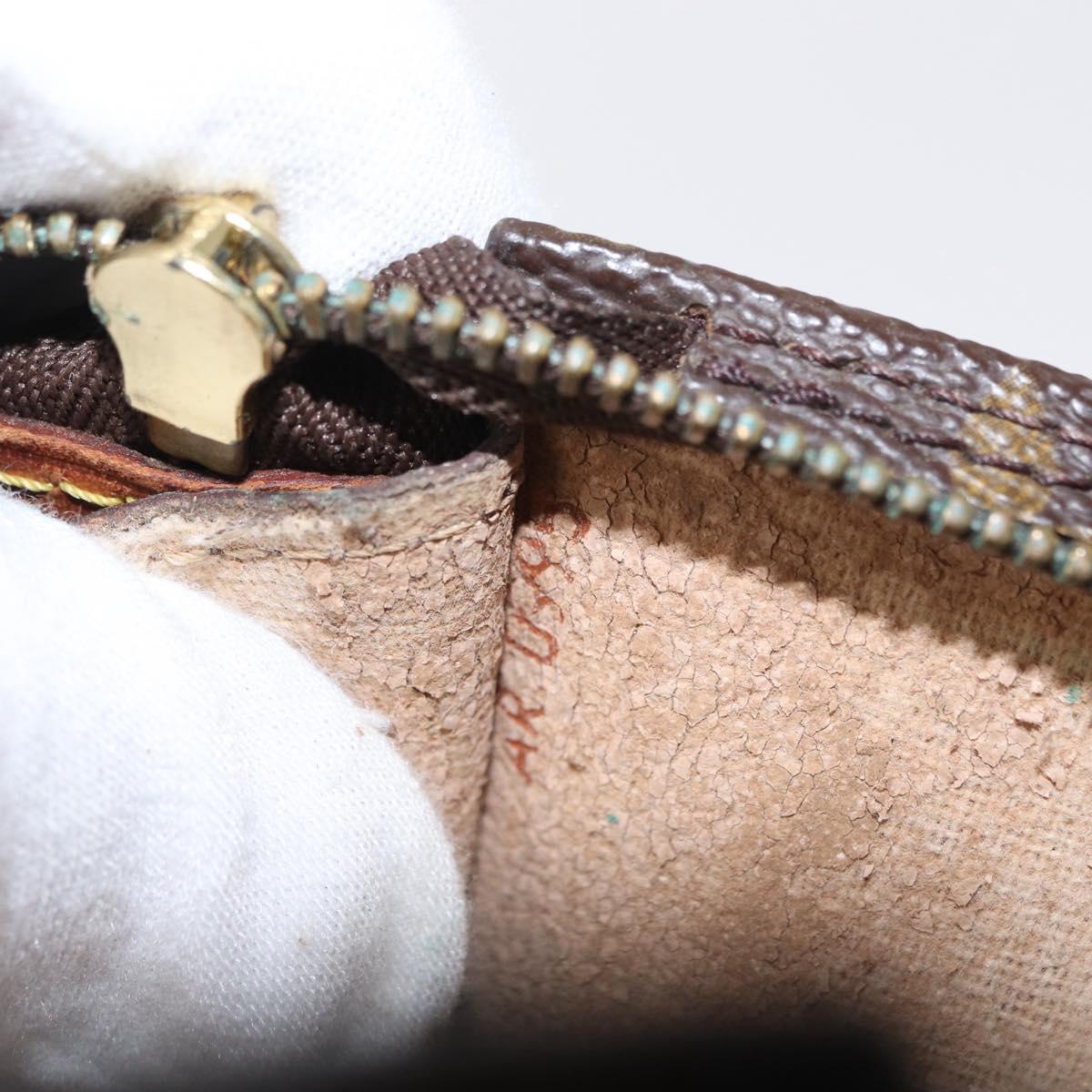 LOUIS VUITTON Monogram Bucket PM Accessory Pouch LV Auth 154880