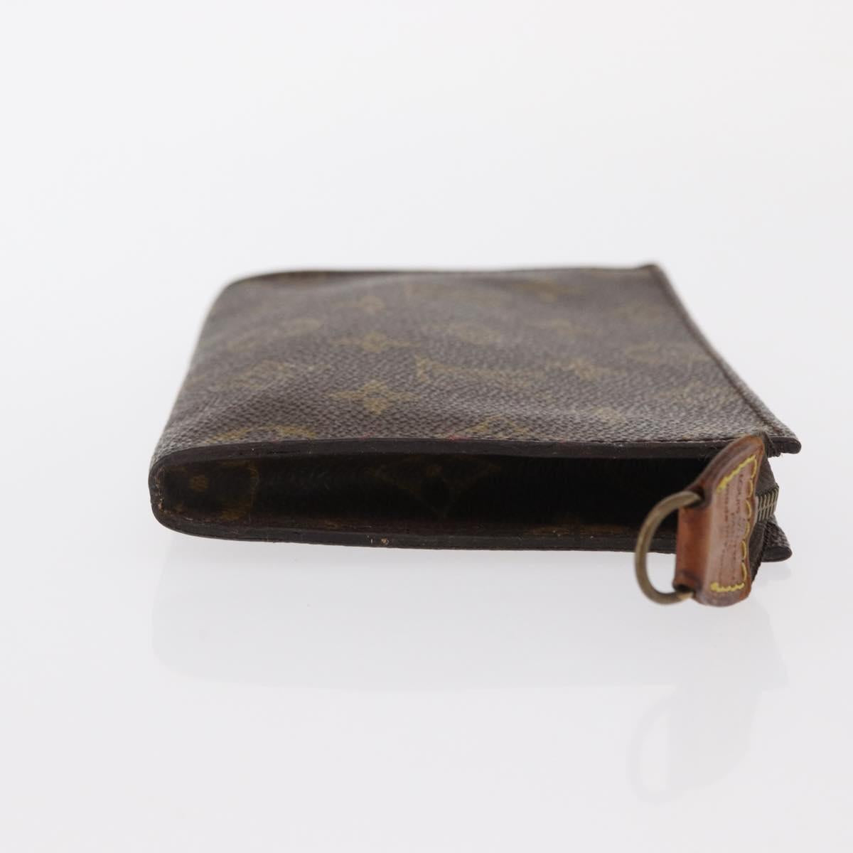 LOUIS VUITTON Monogram Bucket PM Accessory Pouch LV Auth 154880