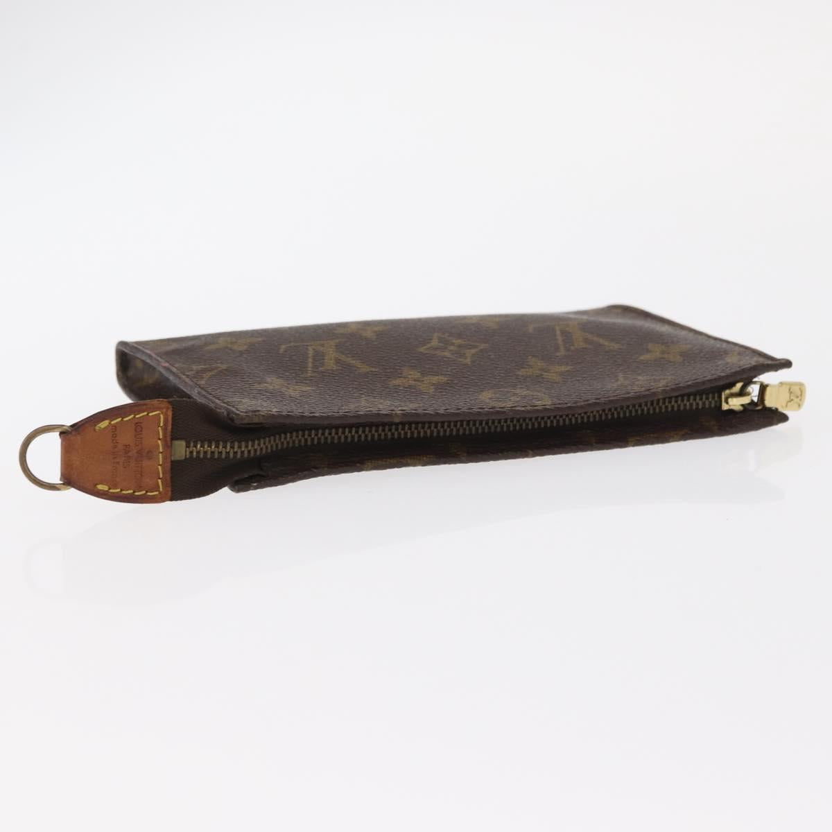 LOUIS VUITTON Monogram Bucket PM Accessory Pouch LV Auth 154880