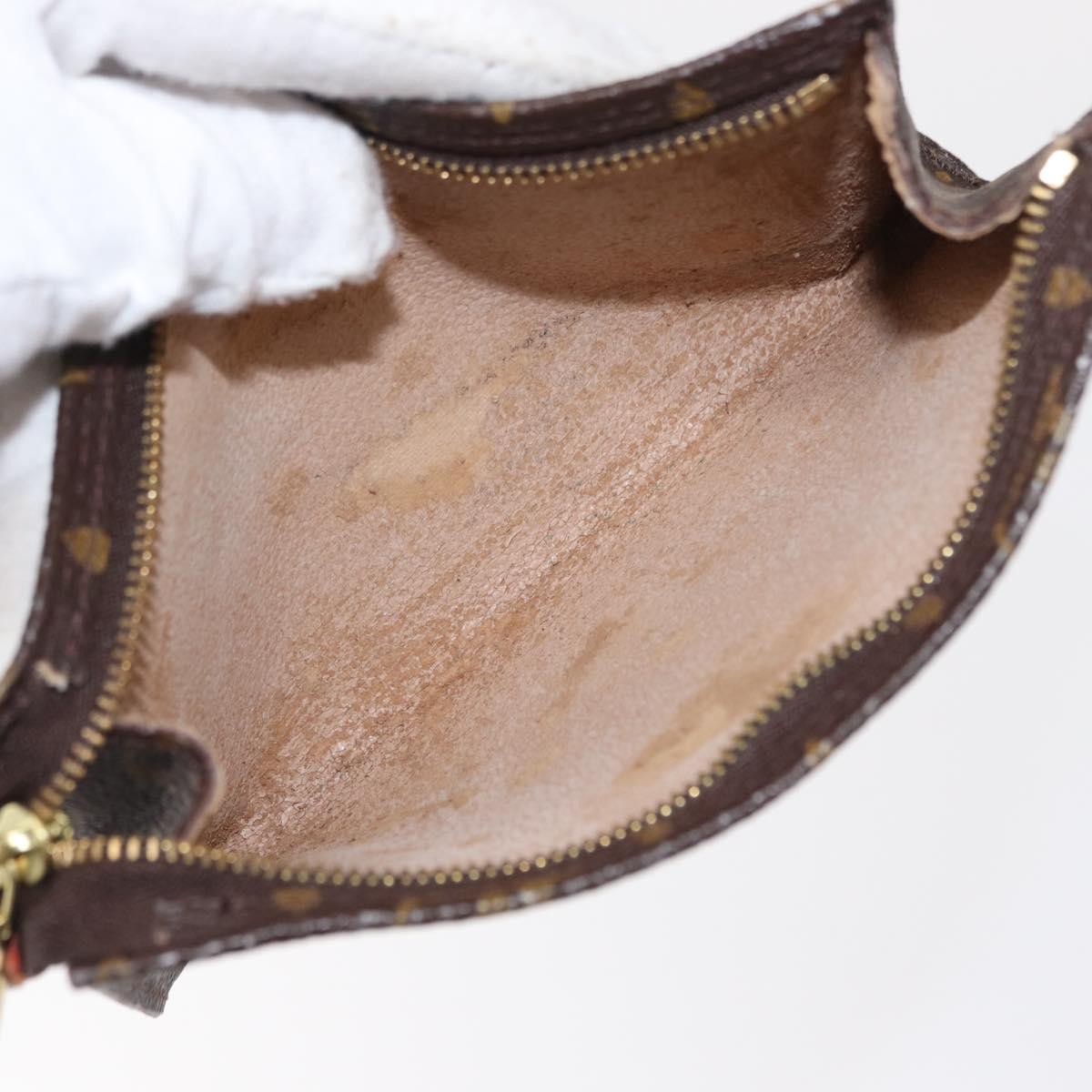 LOUIS VUITTON Monogram Bucket PM Accessory Pouch LV Auth 154881