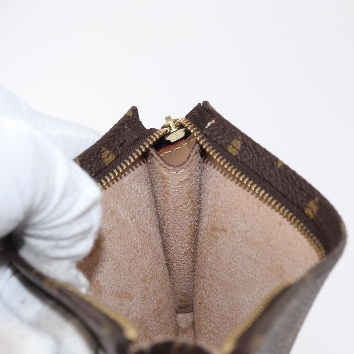 LOUIS VUITTON Monogram Bucket PM Accessory Pouch LV Auth 154881