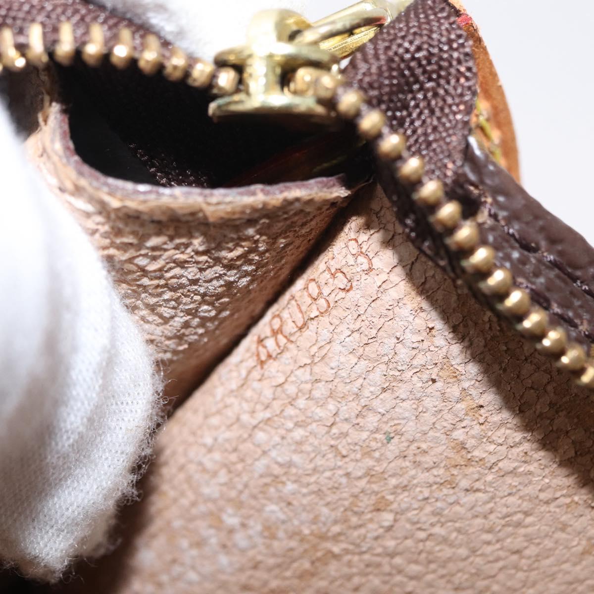 LOUIS VUITTON Monogram Bucket PM Accessory Pouch LV Auth 154881