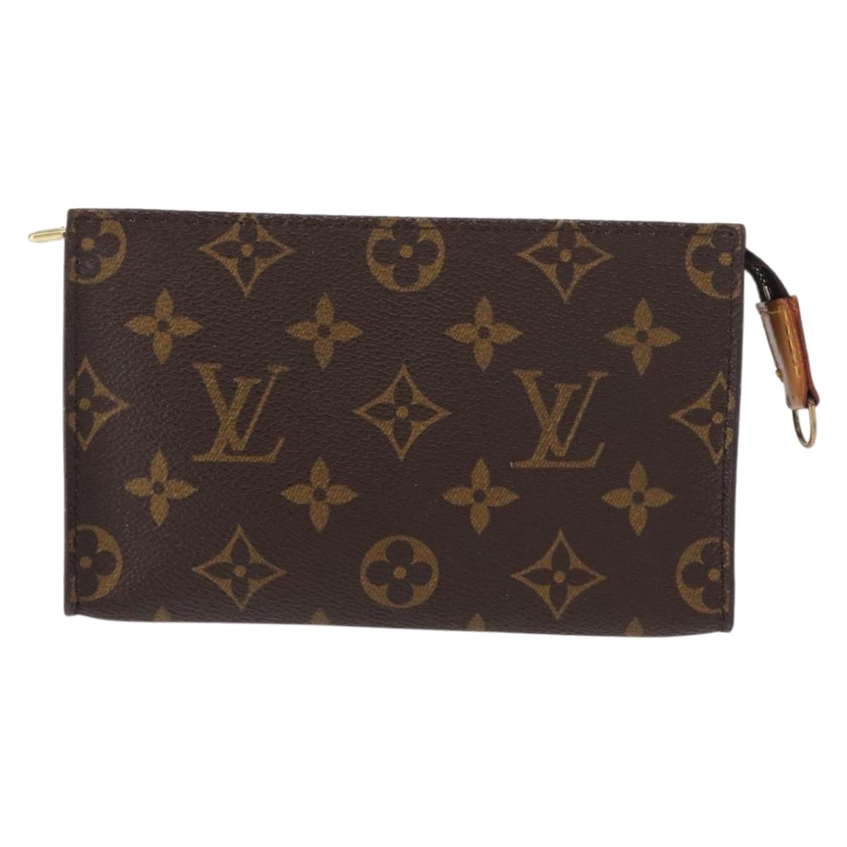 LOUIS VUITTON Monogram Bucket PM Accessory Pouch LV Auth 154881