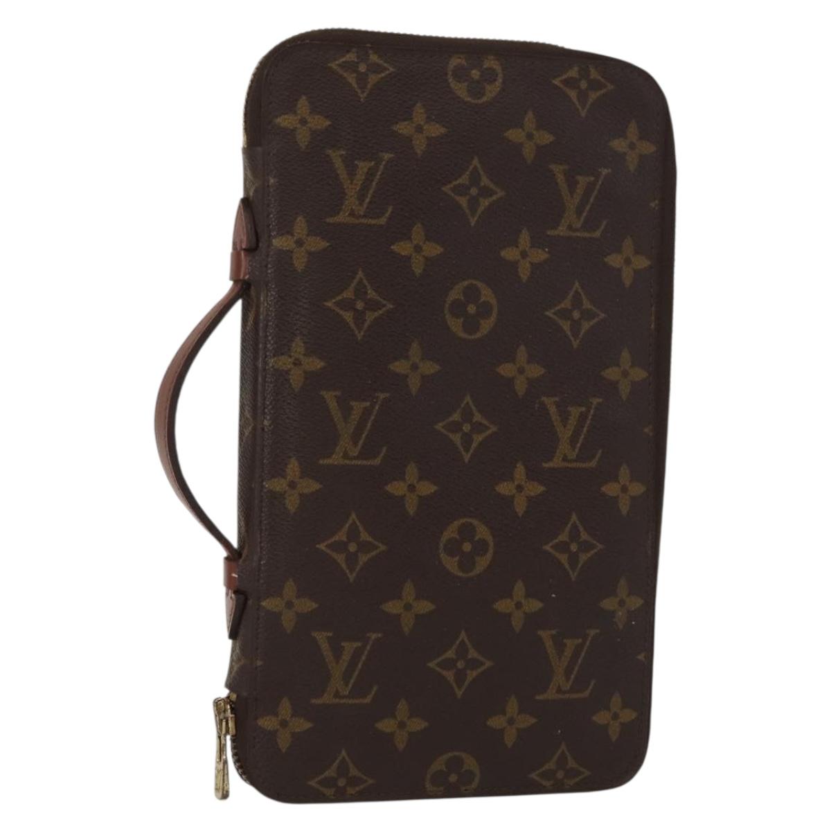 LOUIS VUITTON Monogram Poche Escapade Travel Case M60113 LV Auth 154882