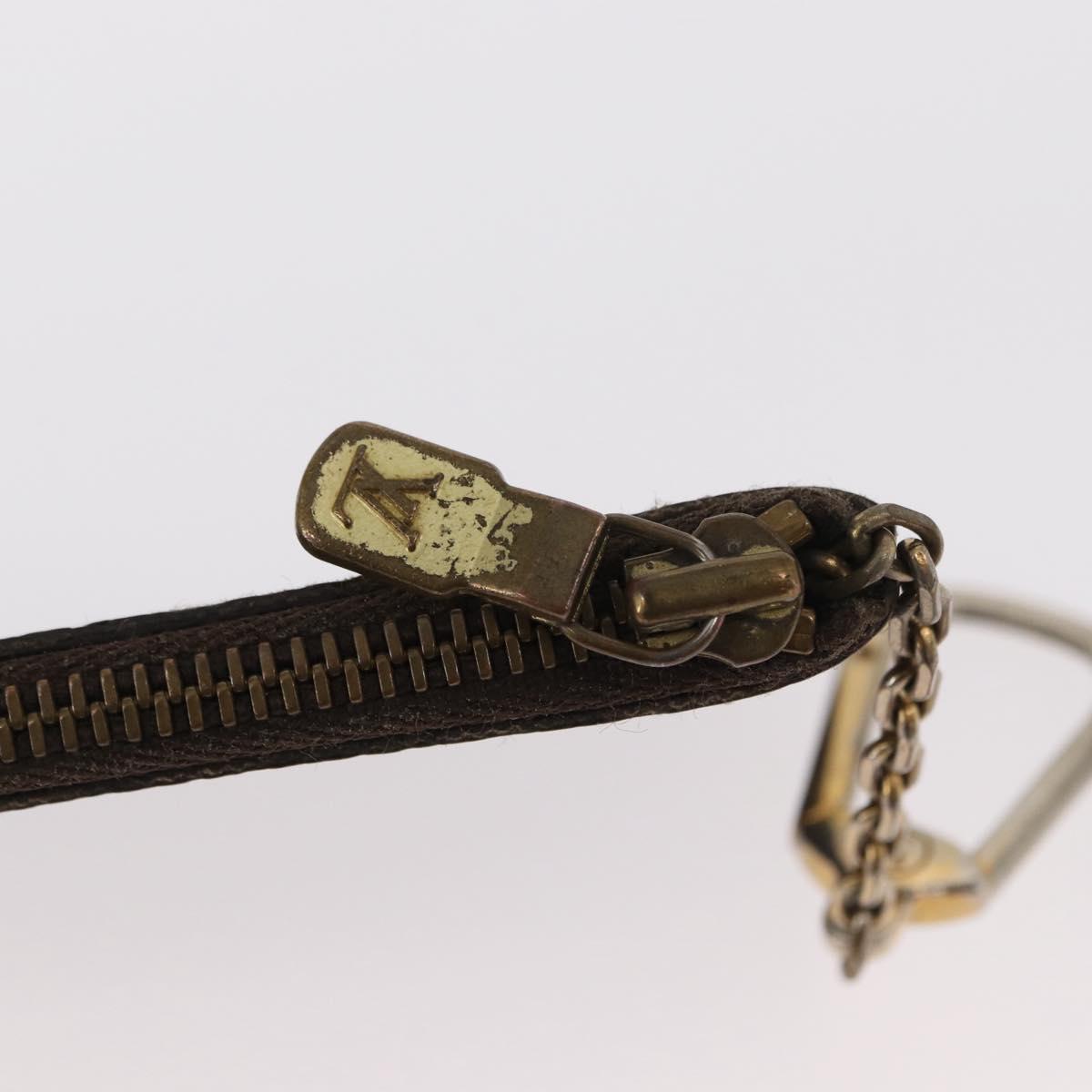 LOUIS VUITTON Monogram Pochette Cles Coin Purse M60033 LV Auth 154883