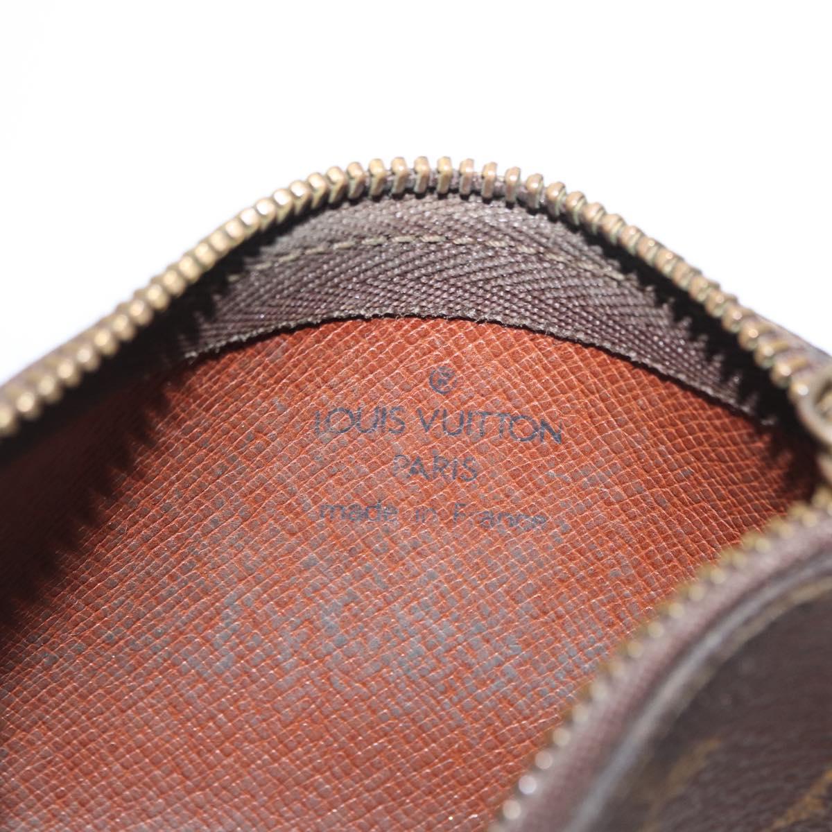 LOUIS VUITTON Monogram Pochette Cles Coin Purse M60033 LV Auth 154883