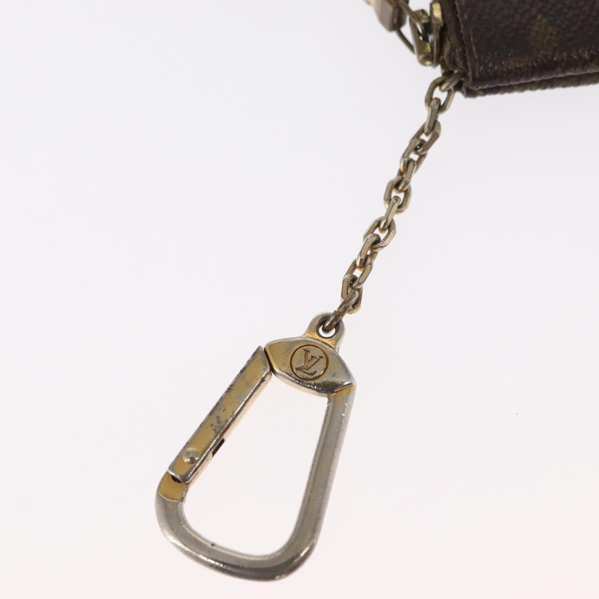 LOUIS VUITTON Monogram Pochette Cles Coin Purse M60033 LV Auth 154883