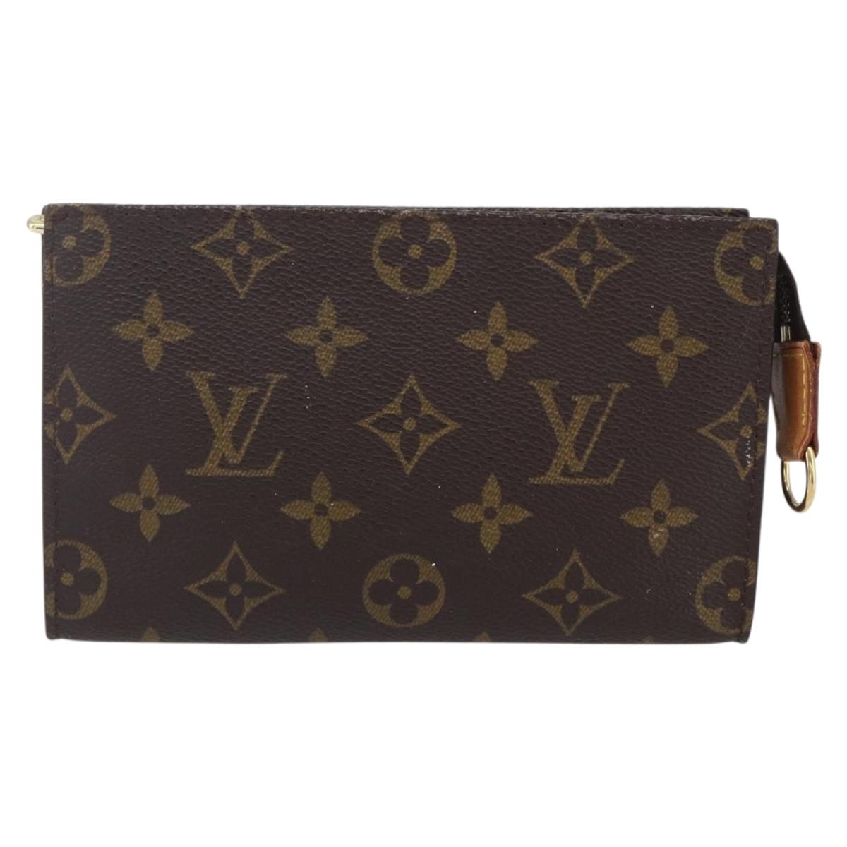 LOUIS VUITTON Monogram Bucket PM Accessory Pouch LV Auth 154884
