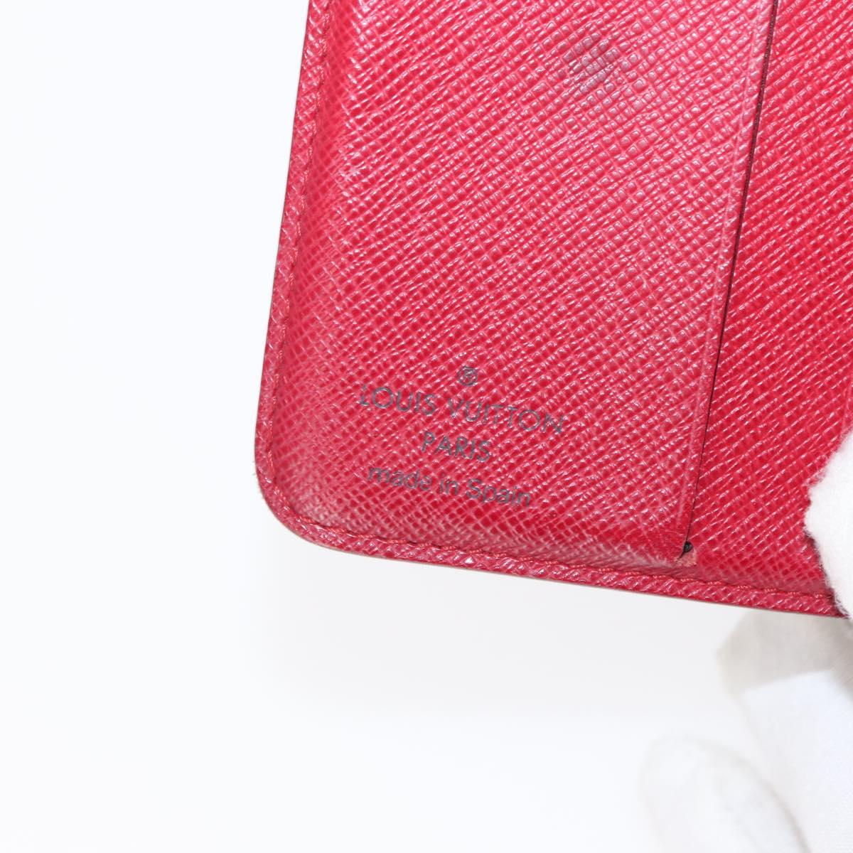 LOUIS VUITTON Monogram Cherry Compact Zip Bifold Wallet M95005 LV Auth 154887