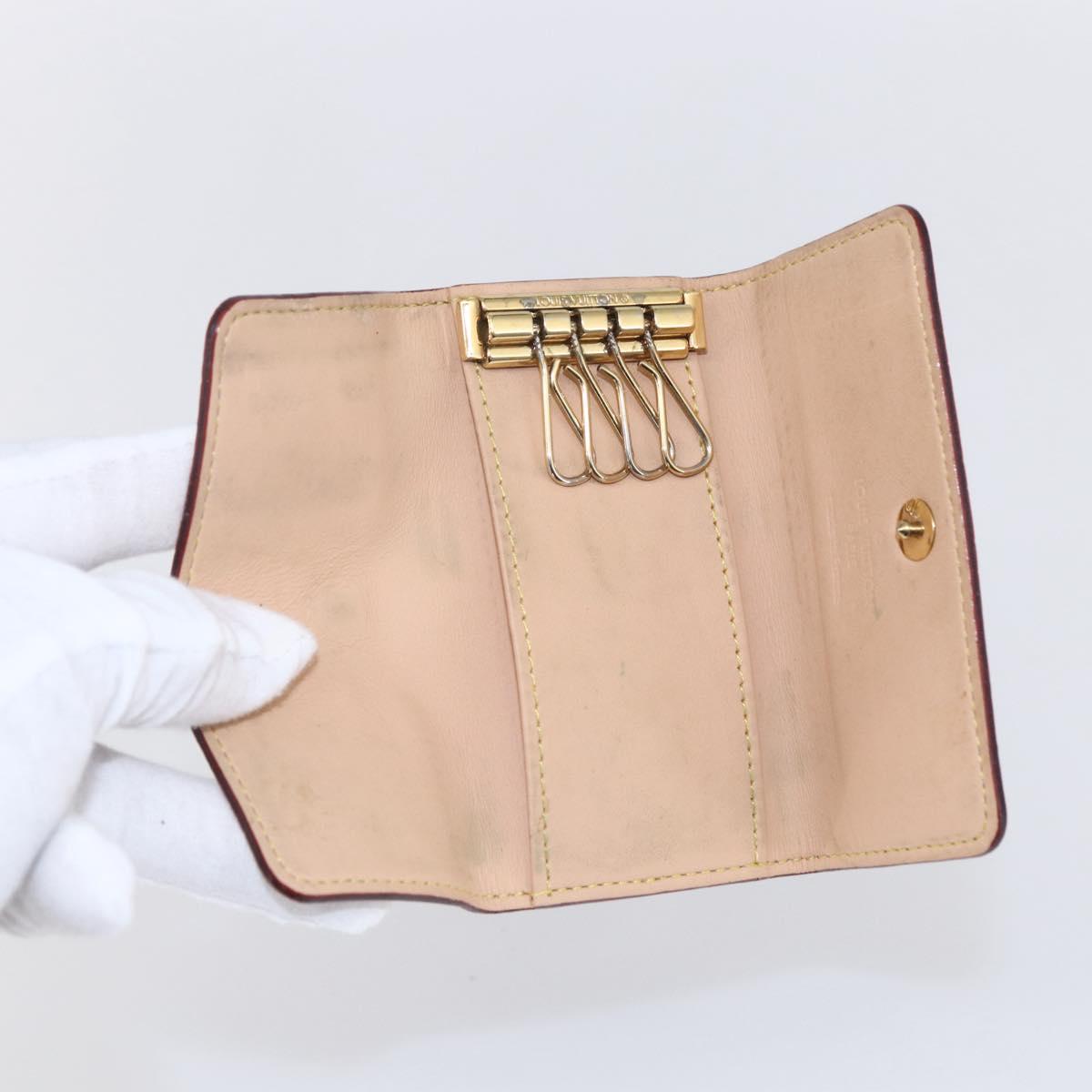 LOUIS VUITTON Monogram Multicolor Multicles 4 Key Case White M93731 Auth 154888