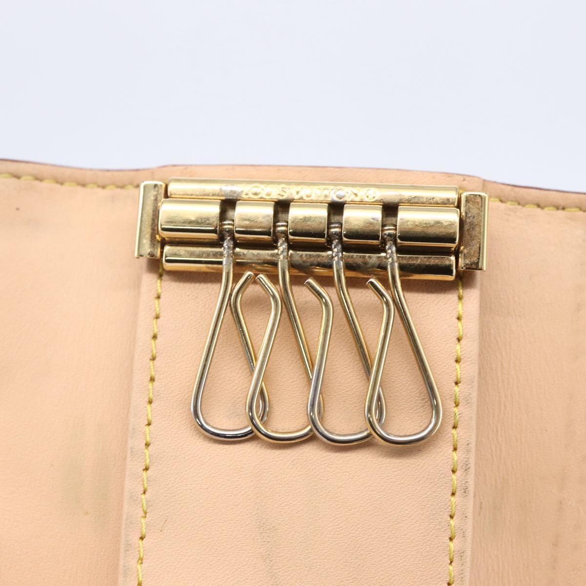 LOUIS VUITTON Monogram Multicolor Multicles 4 Key Case White M93731 Auth 154888