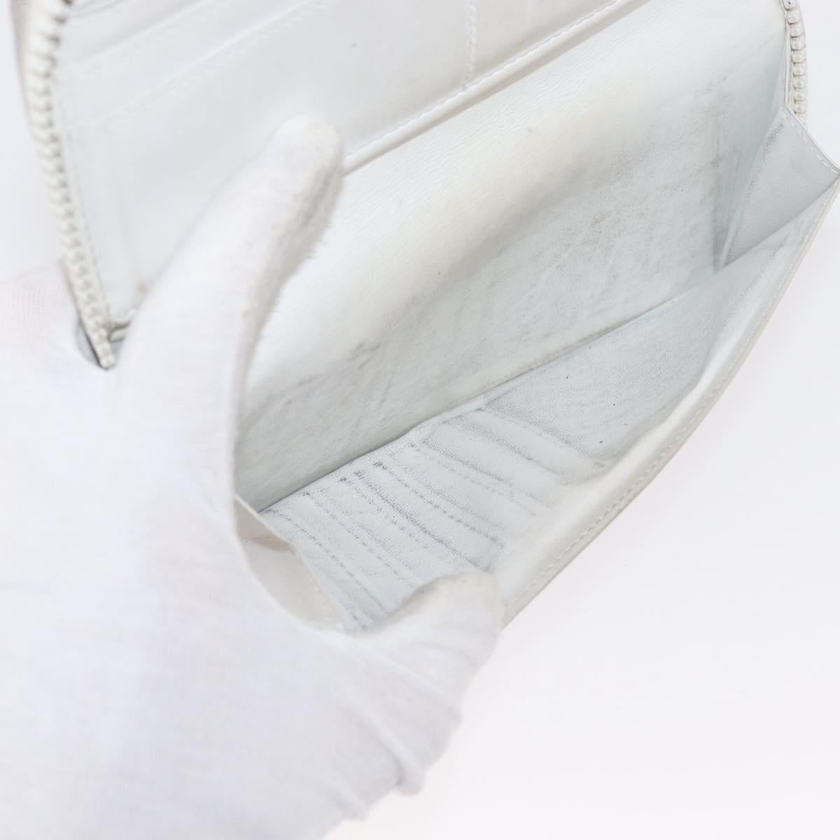 LOUIS VUITTON Monogram Empreinte Zippy Wallet Vertical Neige M80337 Auth 154891