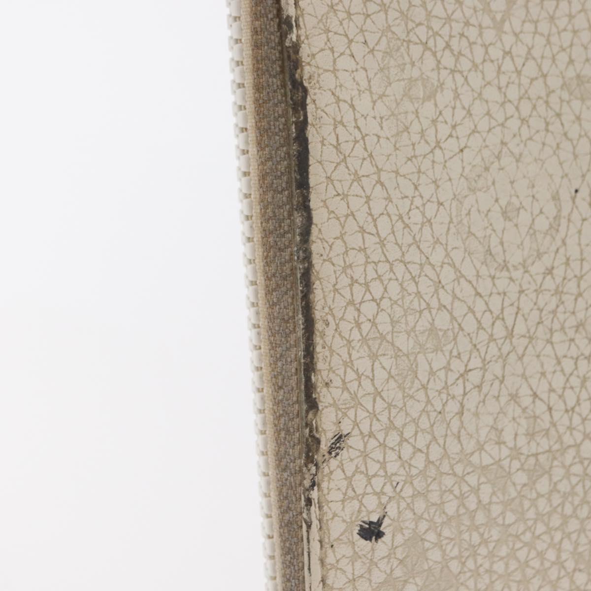 LOUIS VUITTON Monogram Empreinte Zippy Wallet Vertical Neige M80337 Auth 154891