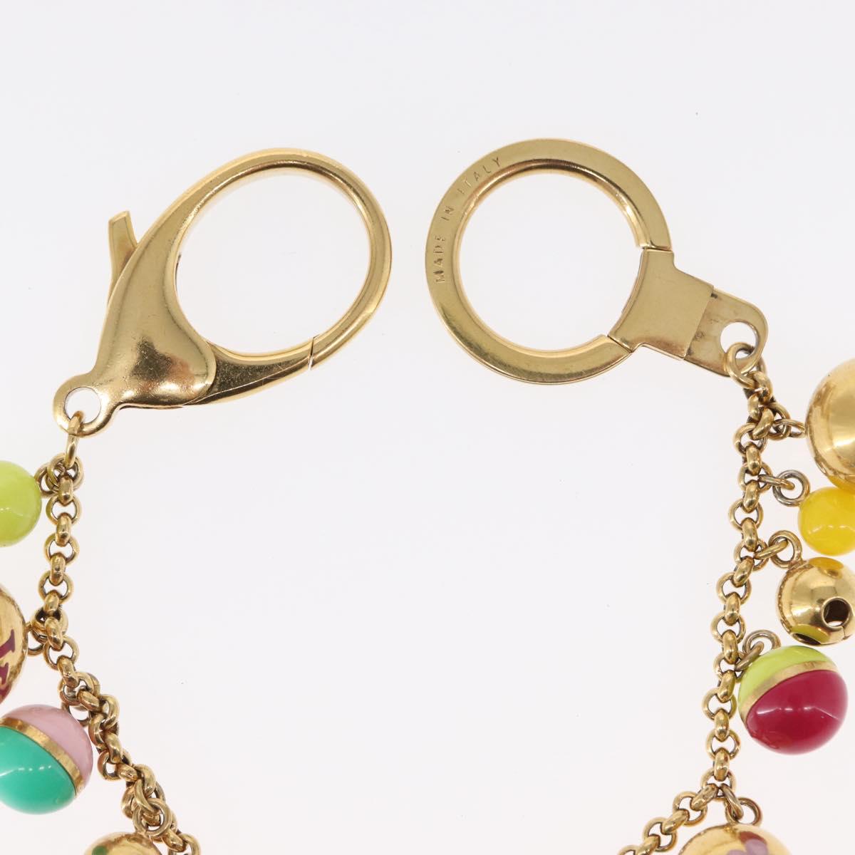 LOUIS VUITTON Porte Chainne Grullo metal Multicolor Gold Tone M62226 Auth 154893