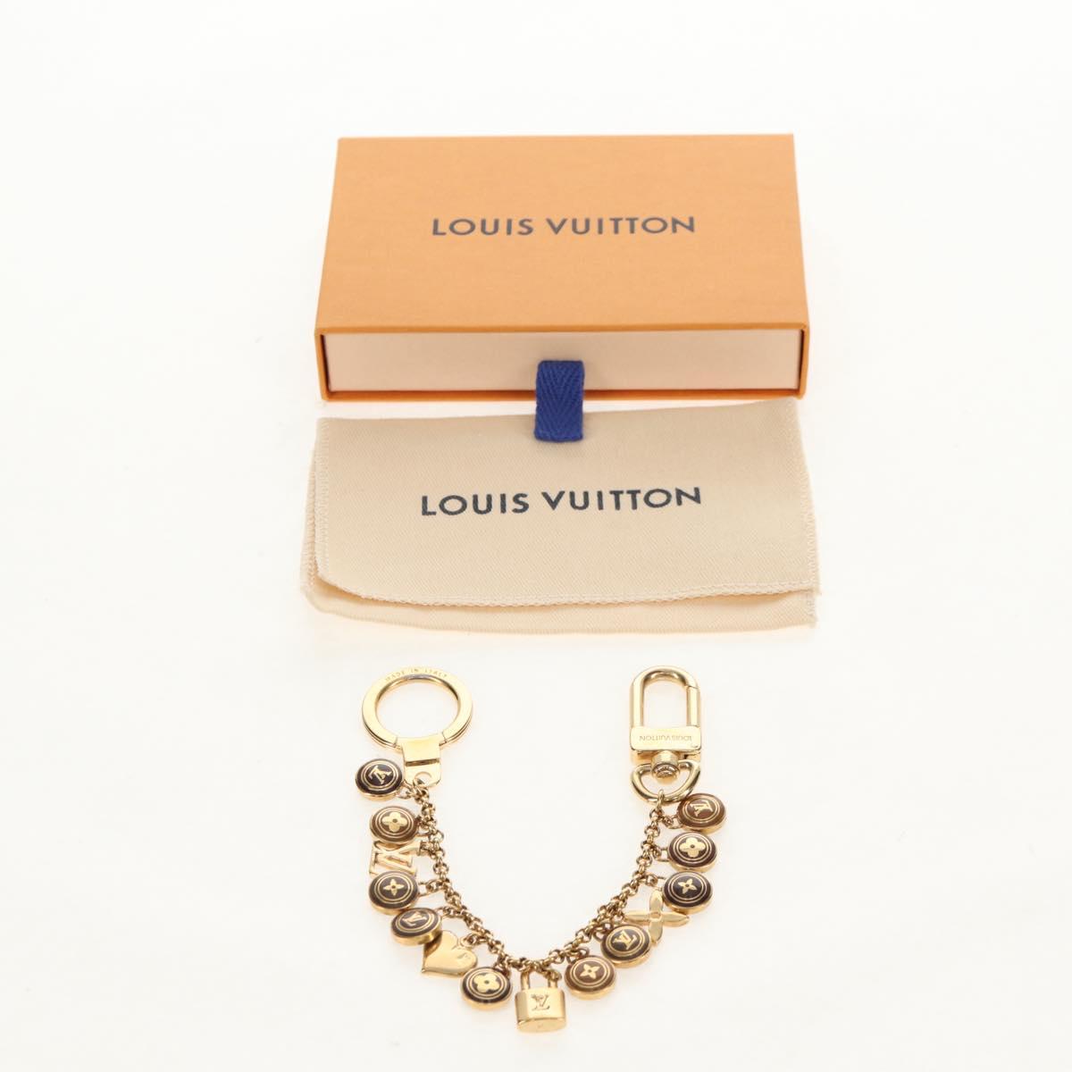 LOUIS VUITTON Porte Cles Chainne Pastille Key Holder Metal M65386 Auth 154895M