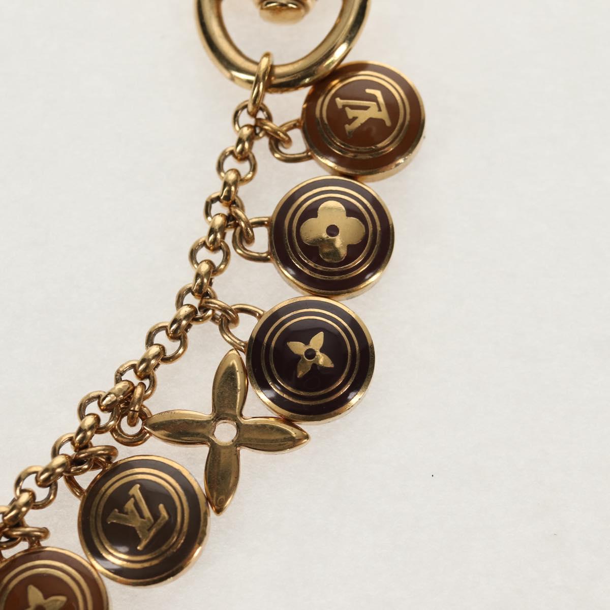 LOUIS VUITTON Porte Cles Chainne Pastille Key Holder Metal M65386 Auth 154895M