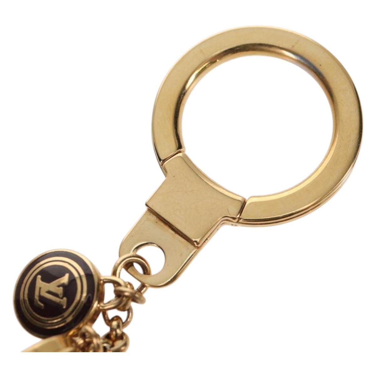 LOUIS VUITTON Porte Cles Chainne Pastille Key Holder Metal M65386 Auth 154895M