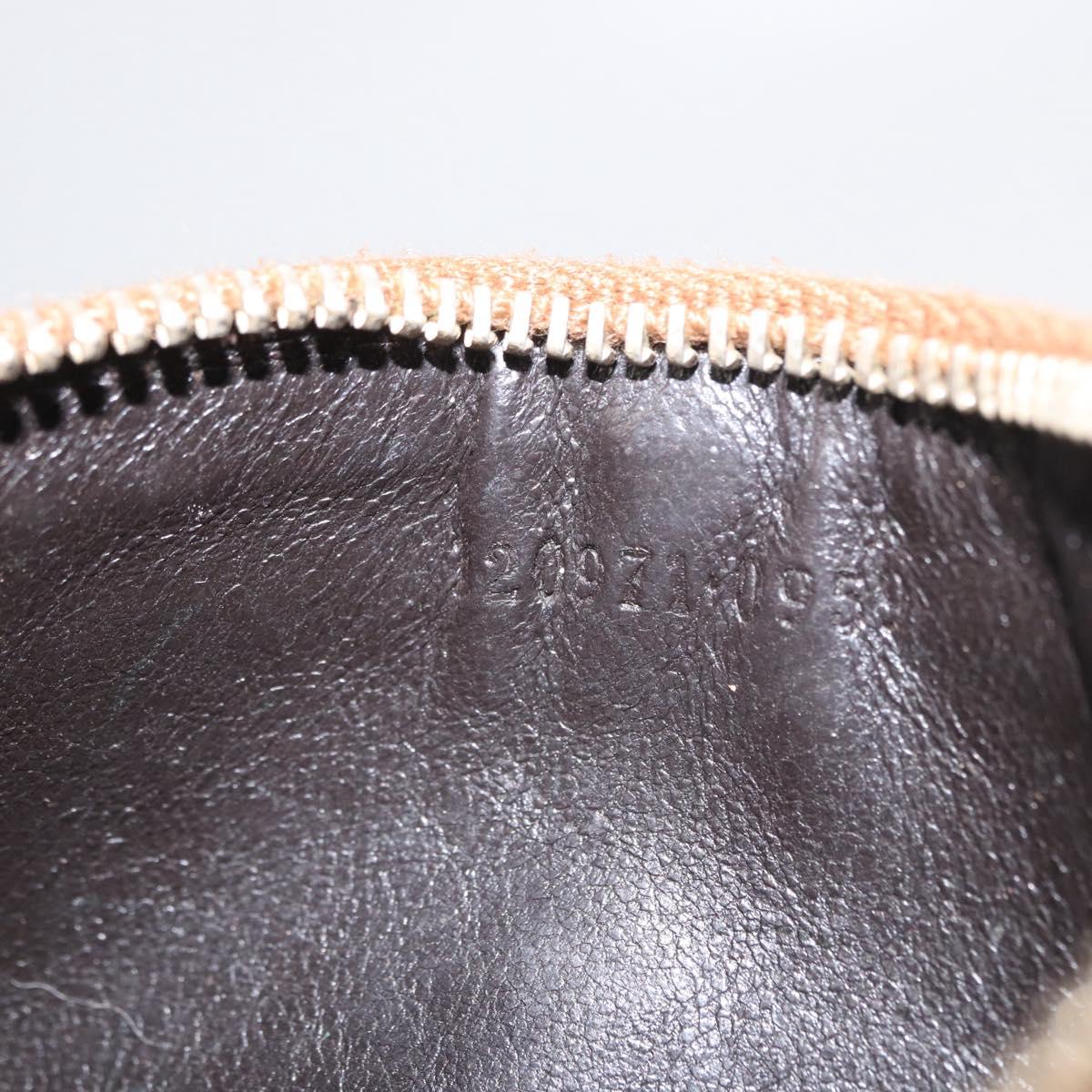 GUCCI GG Canvas Coin Purse Beige Gold 120971 Auth 154904