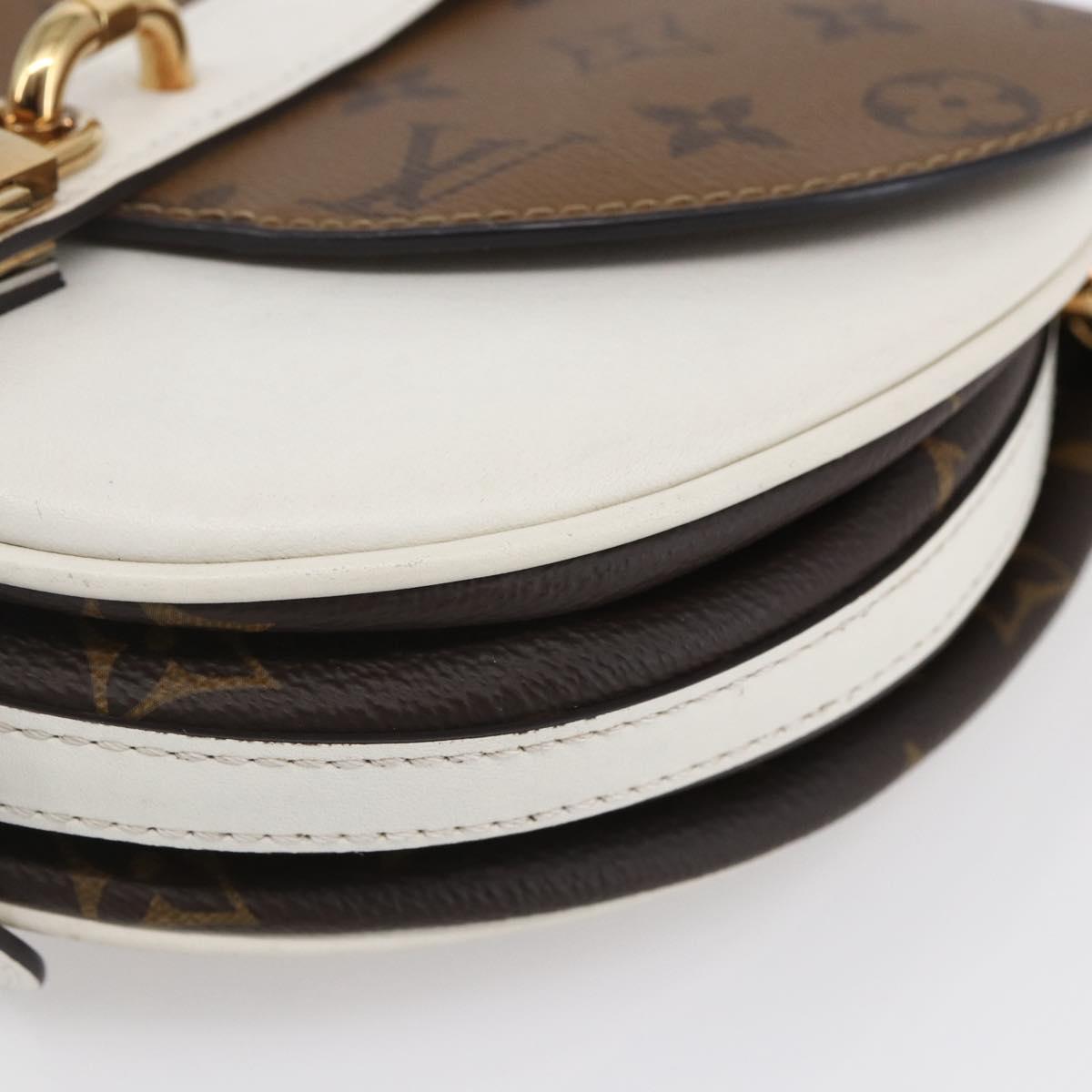 LOUIS VUITTON Monogram Reverse Shanty Lock Shoulder Bag M43645 LV Auth 154914SM