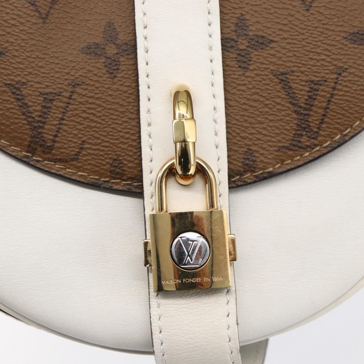 LOUIS VUITTON Monogram Reverse Shanty Lock Shoulder Bag M43645 LV Auth 154914SM