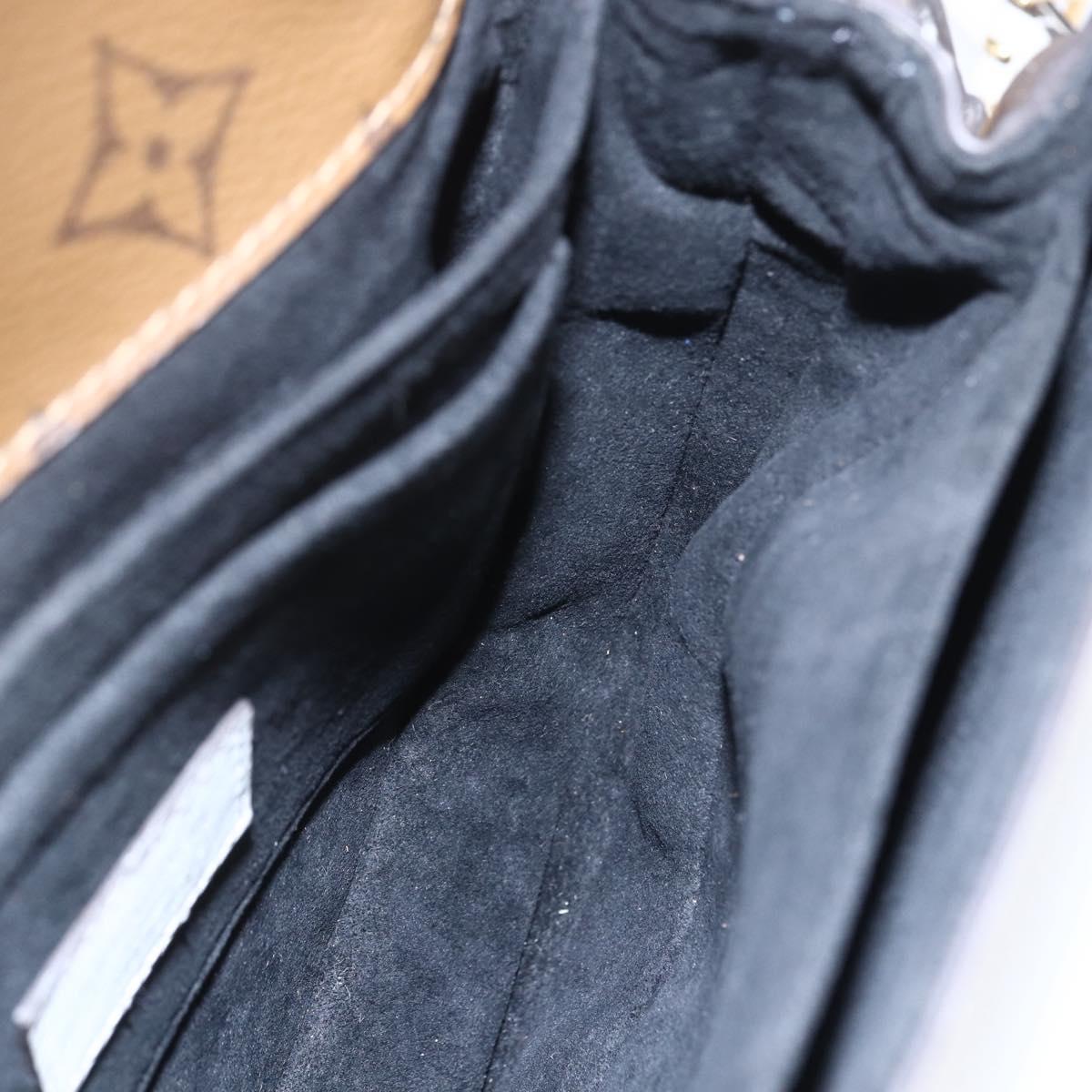 LOUIS VUITTON Monogram Reverse Shanty Lock Shoulder Bag M43645 LV Auth 154914SM