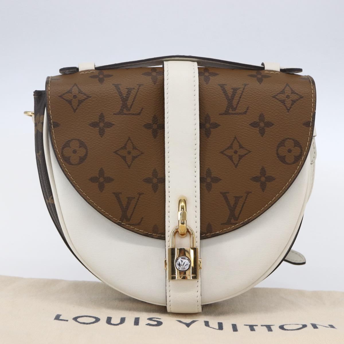 LOUIS VUITTON Monogram Reverse Shanty Lock Shoulder Bag M43645 LV Auth 154914SM