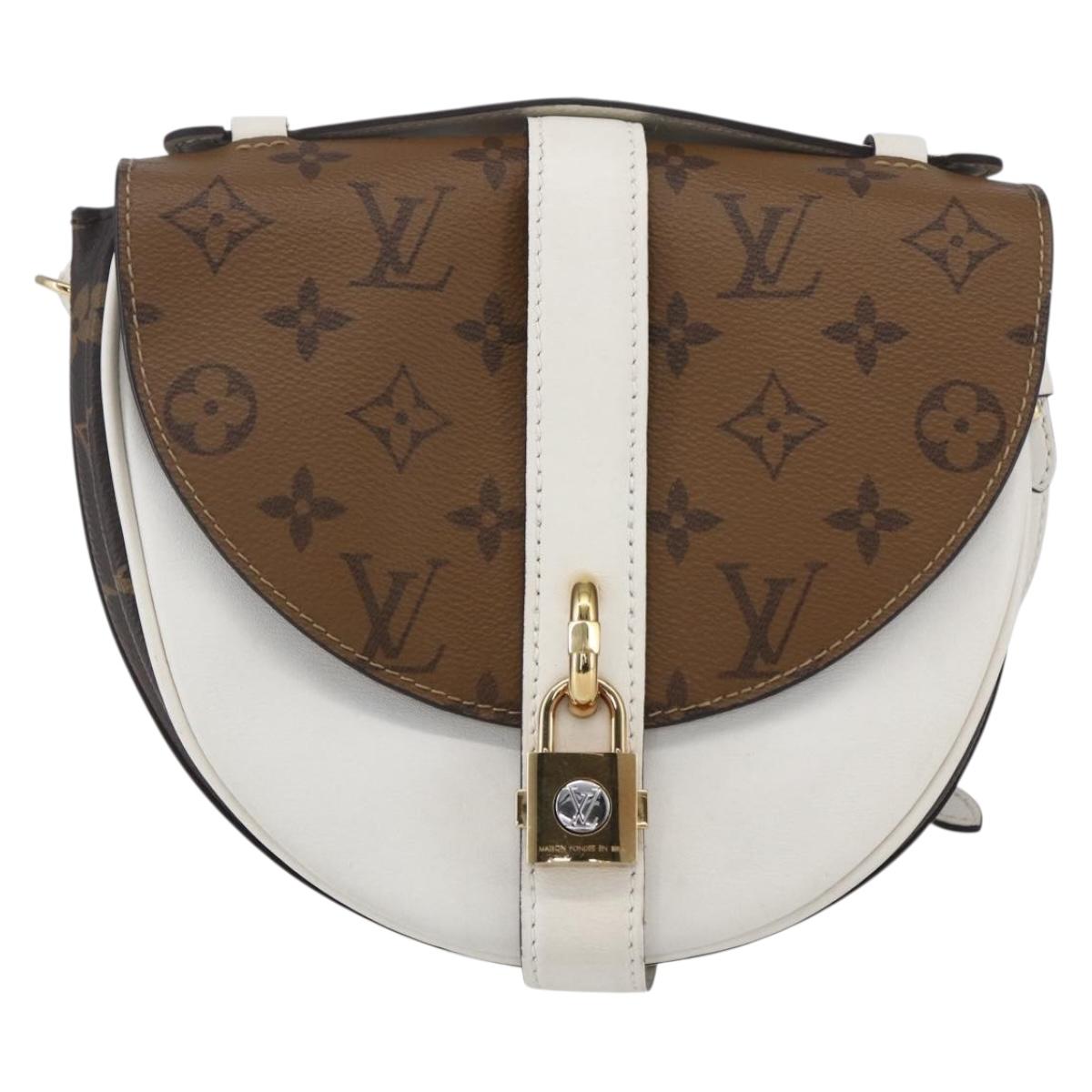 LOUIS VUITTON Monogram Reverse Shanty Lock Shoulder Bag M43645 LV Auth 154914SM