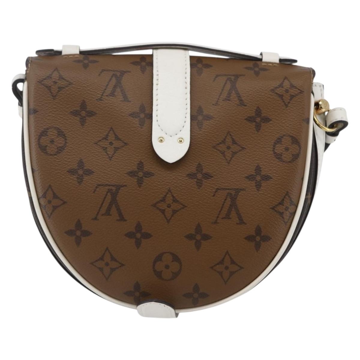 LOUIS VUITTON Monogram Reverse Shanty Lock Shoulder Bag M43645 LV Auth 154914SM