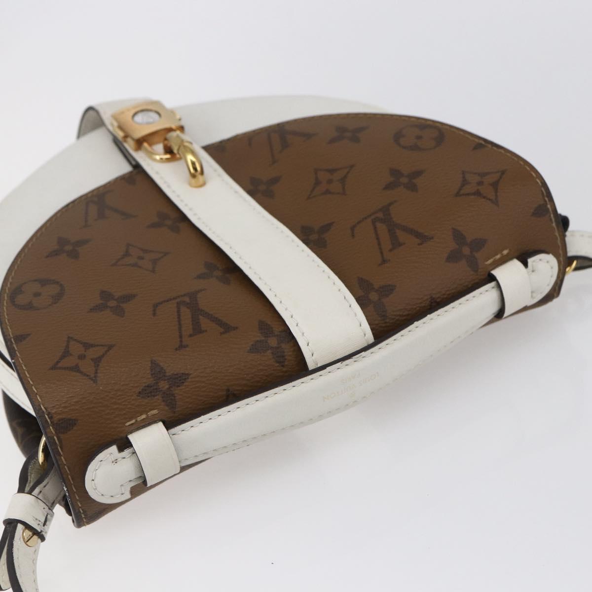 LOUIS VUITTON Monogram Reverse Shanty Lock Shoulder Bag M43645 LV Auth 154914SM