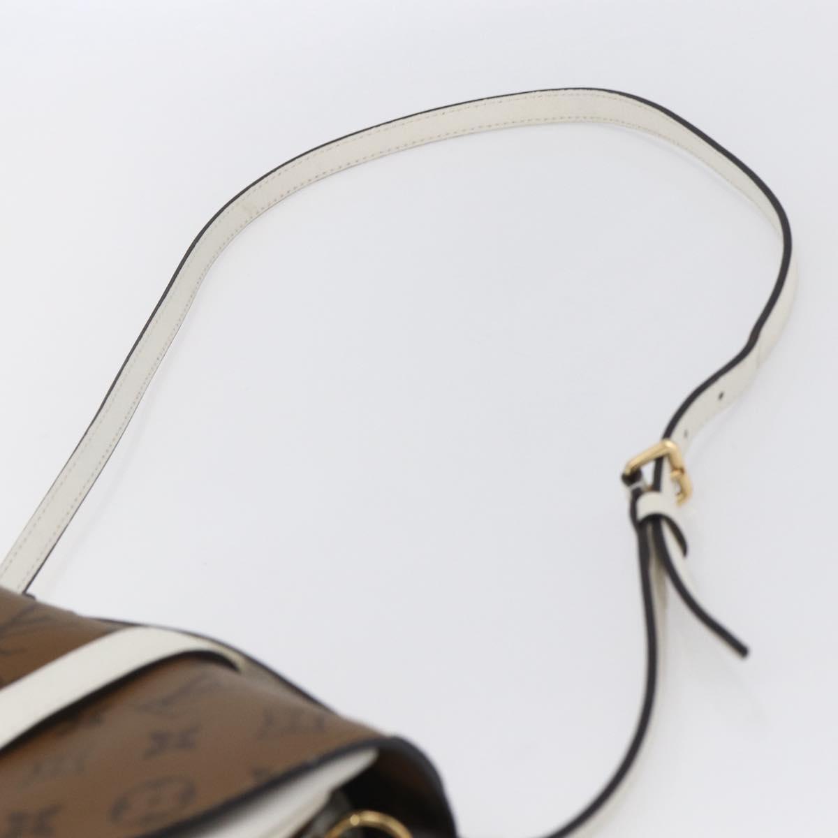 LOUIS VUITTON Monogram Reverse Shanty Lock Shoulder Bag M43645 LV Auth 154914SM