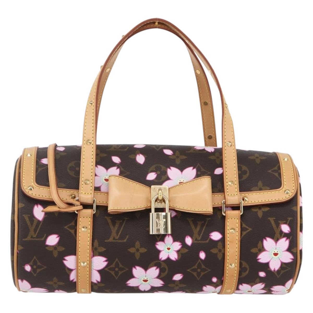 LOUIS VUITTON Monogram Cherry Blossom Papillon GM Bag M92009 LV Auth 154924SM