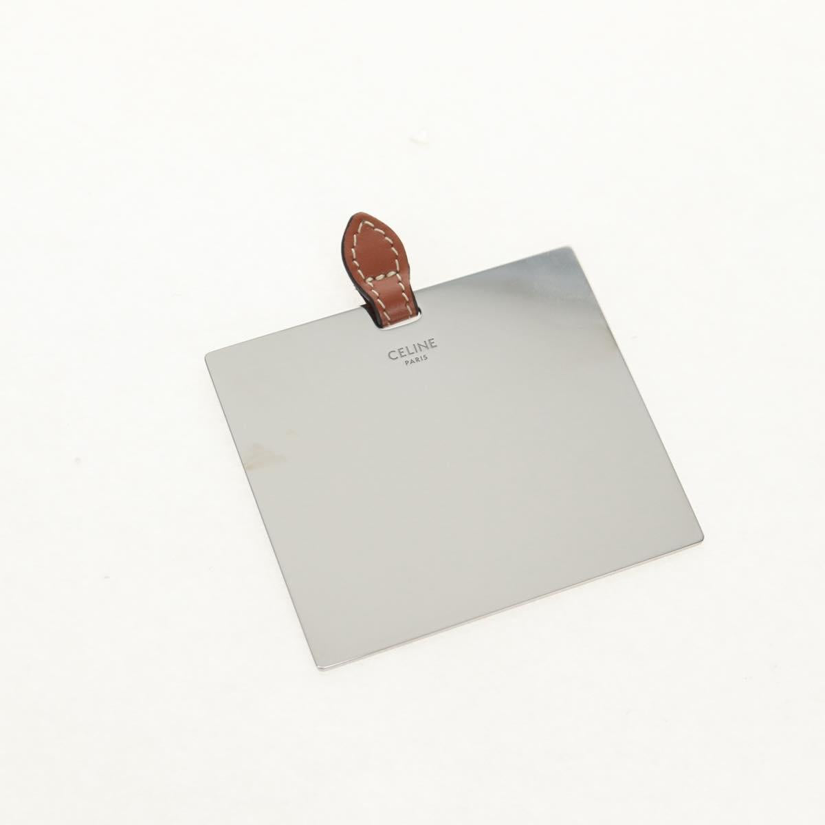 CELINE Triomphe Canvas Large Jewelry Case PVC White 4M0382DIU Auth 154934SM