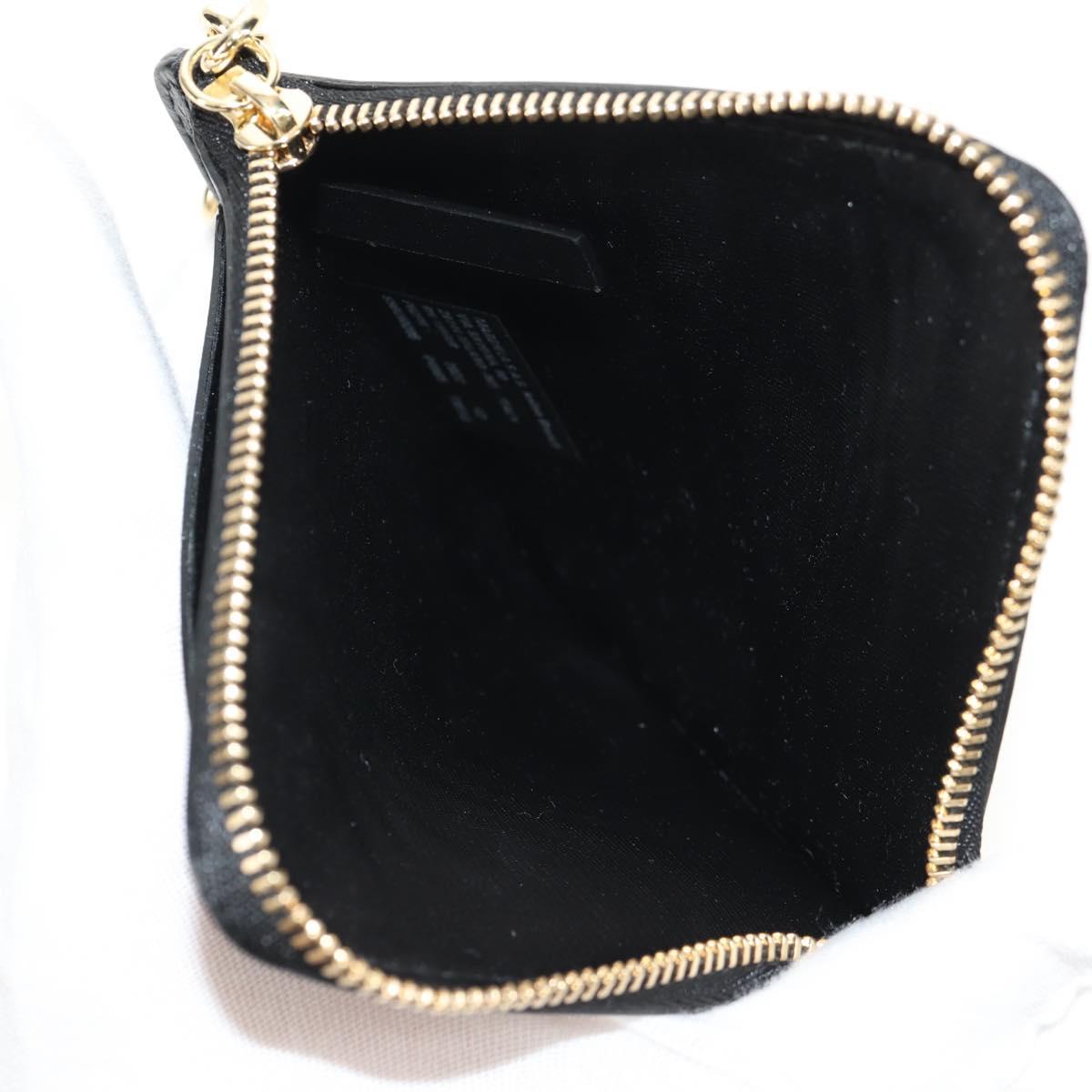 Maison Margiela 4 Stitch Fragment Case Compact Wallet Leather Black Auth 154938M