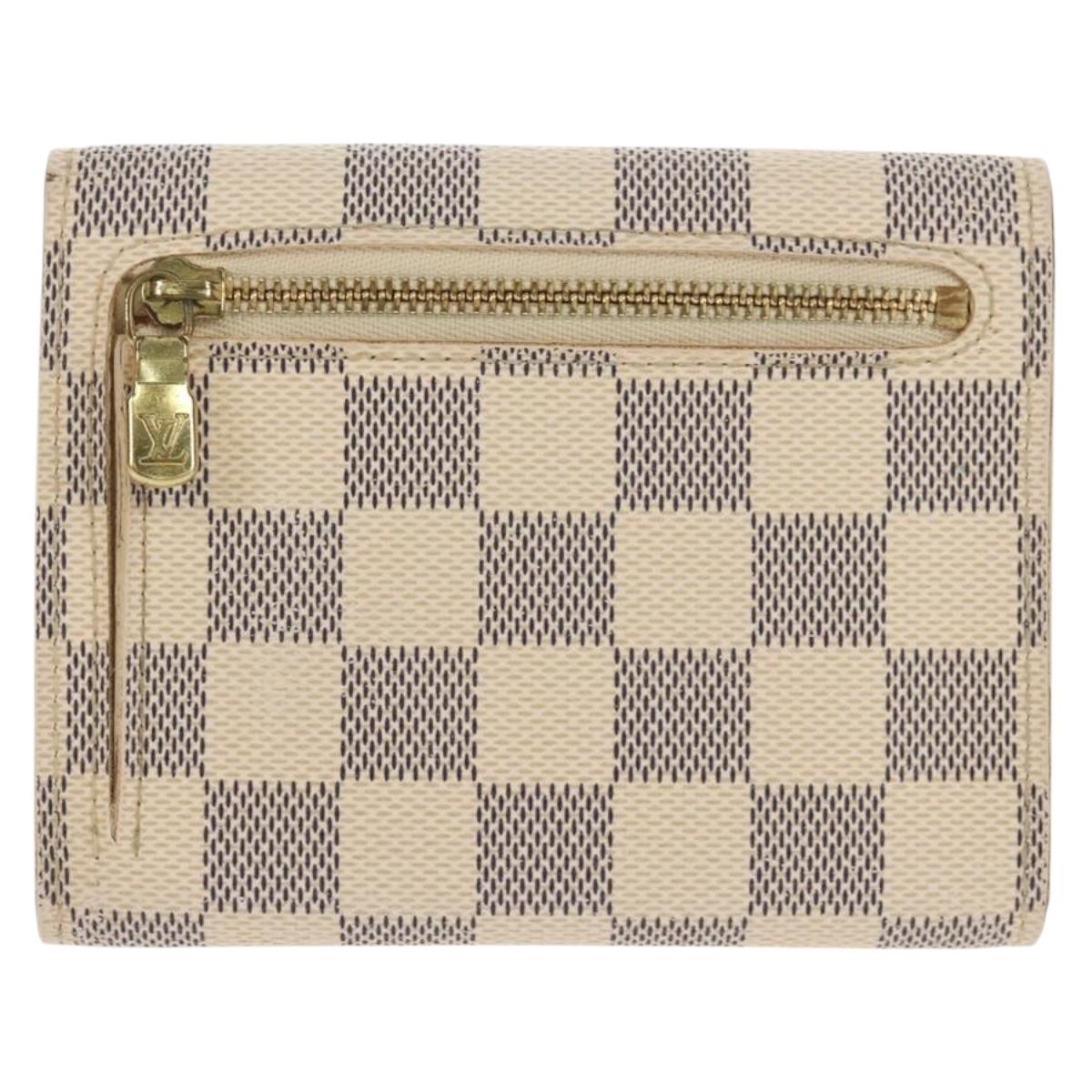LOUIS VUITTON Damier Azur Portefeuille Koala Trifold Wallet N60013 Auth 154940V