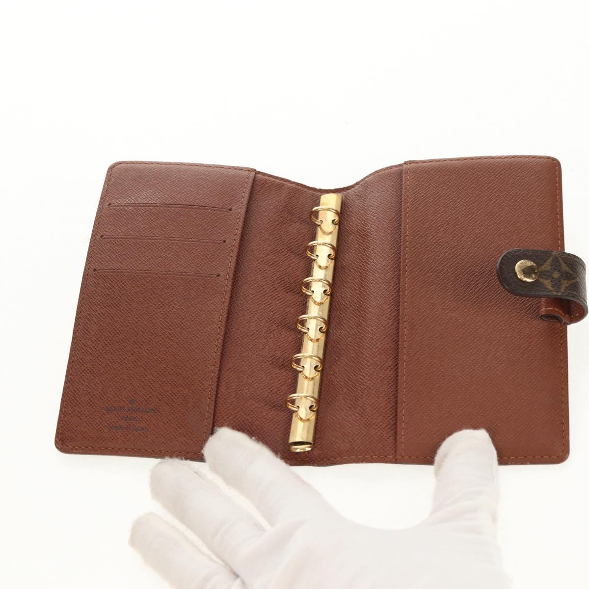 LOUIS VUITTON Monogram Panda Agenda PM Day Planner Cover R20011 LV Auth 154941V